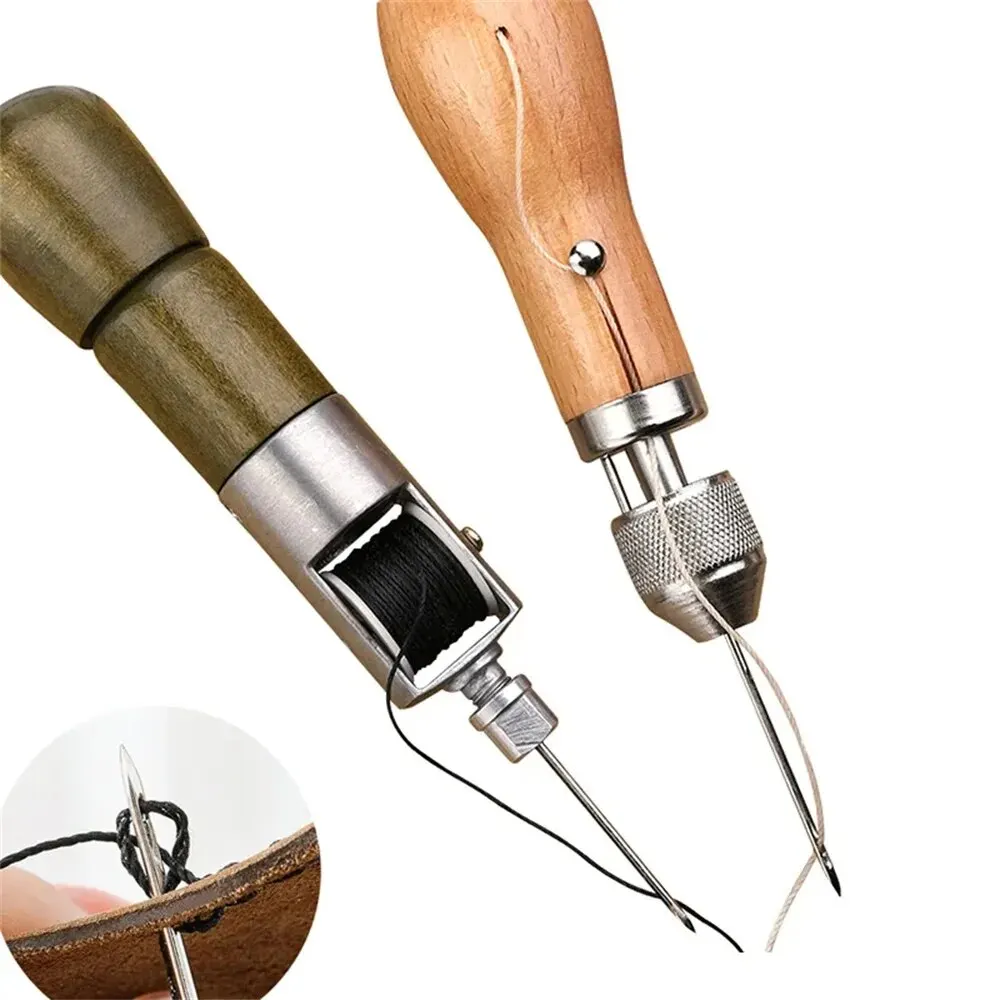 Leatherwork Awl - DIY 가죽 바느질 송곳 키트 왁스