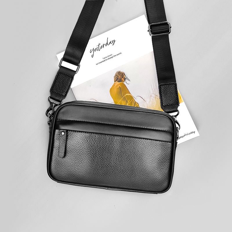 Leather Work Bag Mens - 남성용 천연 가죽 숄더백, 최고급 소가죽