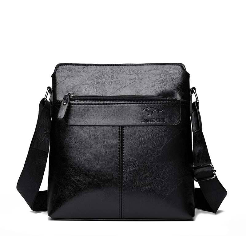 Leather Work Bag Mens - 남성용 비즈니스 캐주얼 백팩, 싱글 숄더