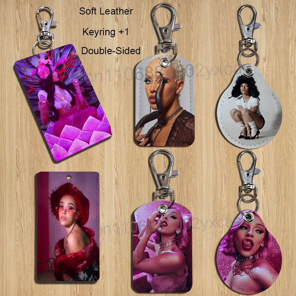Leather Work In Art - 아트 소 하이 레드 도자캣 홀더