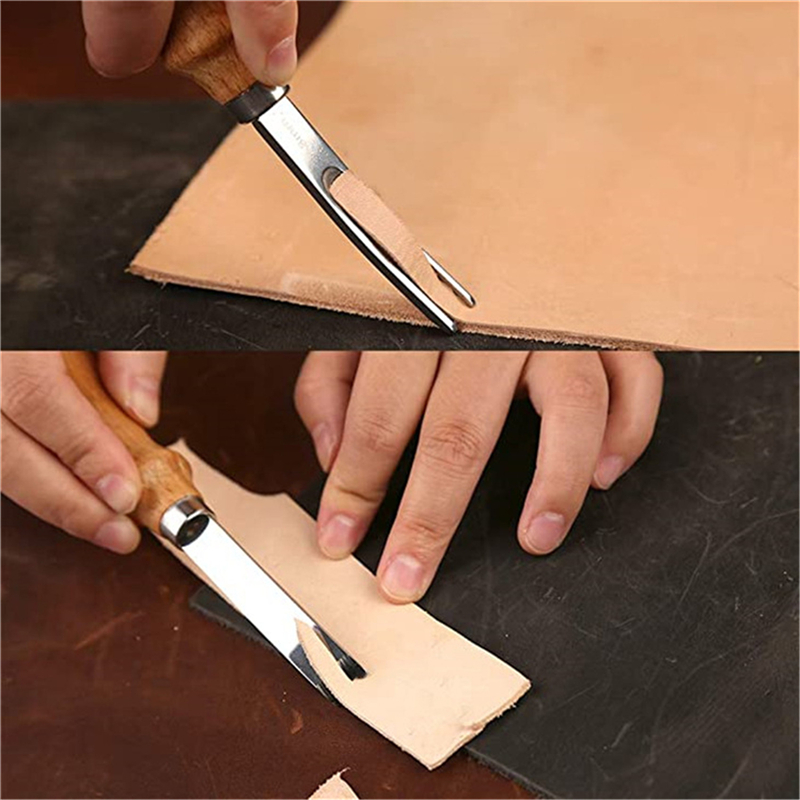 Leatherwork Accessories - 실용적인 가죽 공예 가장자리 Beveler Skiving