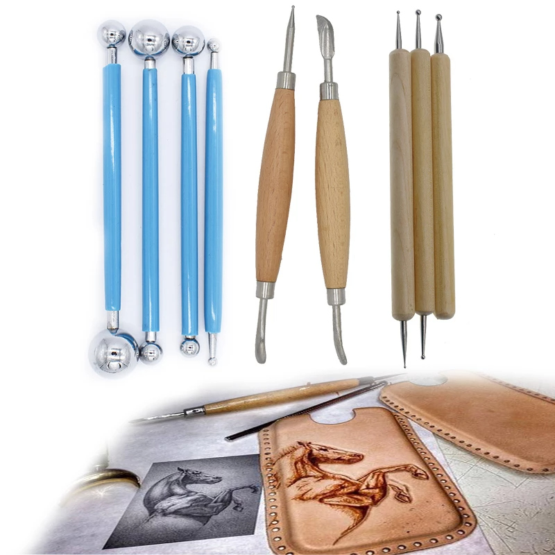 Leather Work In Art - 가죽 조각 도구 포인트 스타일러스 스플라이싱