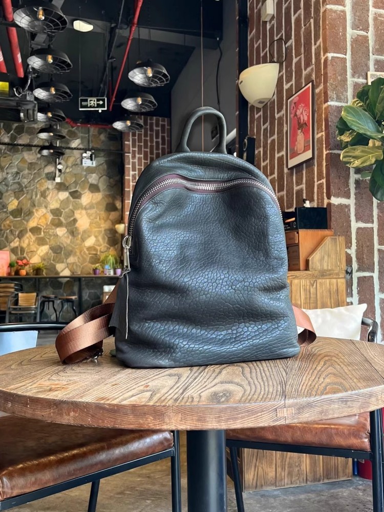 부드러운 천연 양가죽 캐주얼 백팩 유니섹스 지퍼 오피스 - Leather Work Bag Mens 리뷰 및 가격