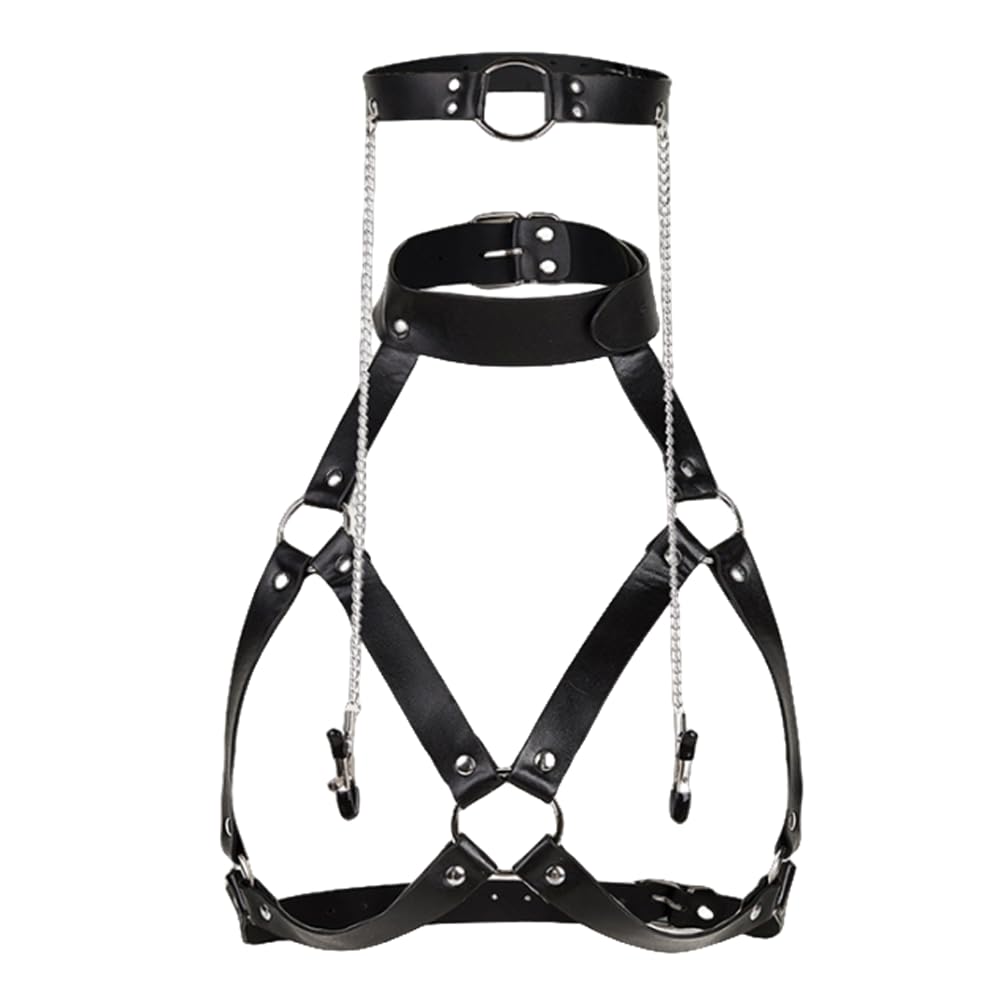 PU 가죽 속박 초커 칼라 젖꼭지 클램프 장난감 여성을 - Leatherwork Clamp 리뷰 및 가격