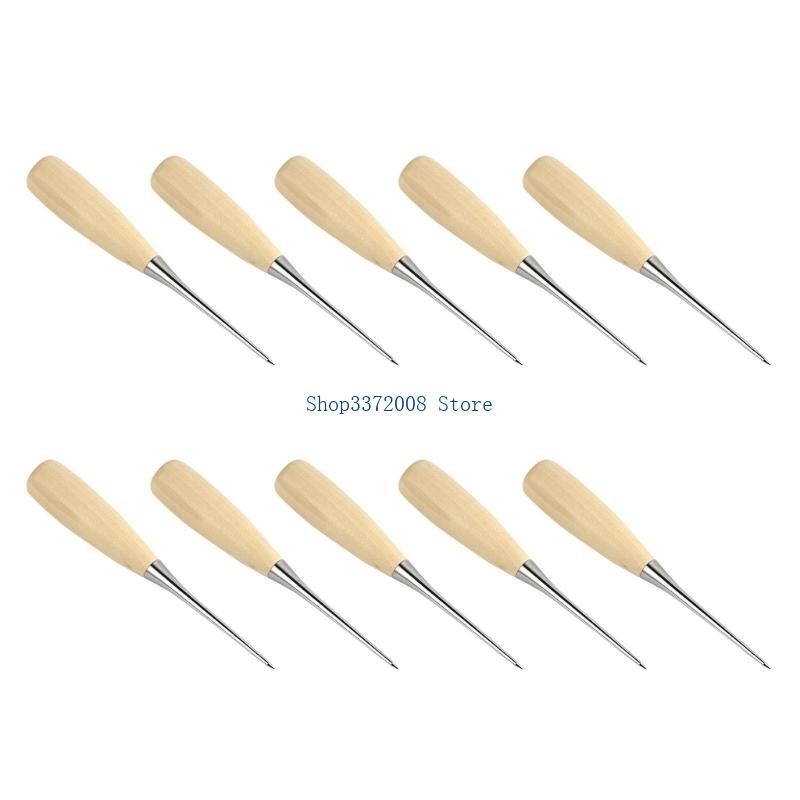 가죽세공 도구 5 송곳 세트 나무 손잡이 펀칭 테이퍼  - Leatherwork Awl 리뷰 및 가격