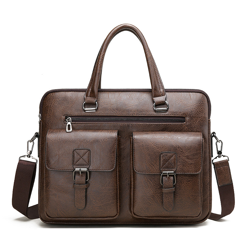 럭셔리 브랜드 남자 비즈니스 서류 가방 PU 가죽 메신 - Leather Work Bag Mens 리뷰 및 가격