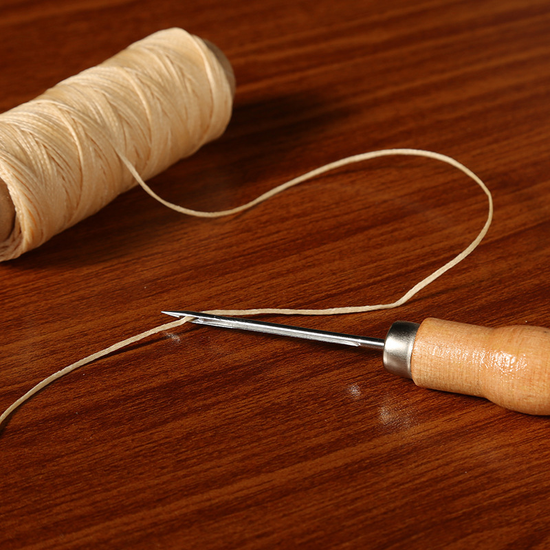 가죽 구멍 뚫는 도구 나무 손잡이 구멍 뚫는 도구 가죽 - Leatherwork Awl 리뷰 및 가격