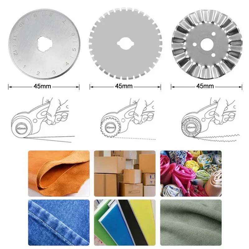 45MM 롤러 휠 나이프 천 절단 나이프 가죽 종이 직 - Leatherwork Accessories 리뷰 및 가격