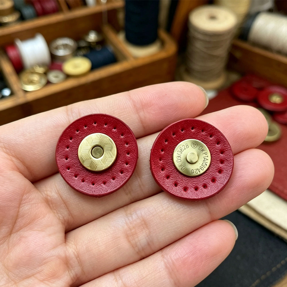 1세트 마그네틱 버클 원형 바느질 가방용 가죽 스냅 버 - Leatherwork Rings 리뷰 및 가격