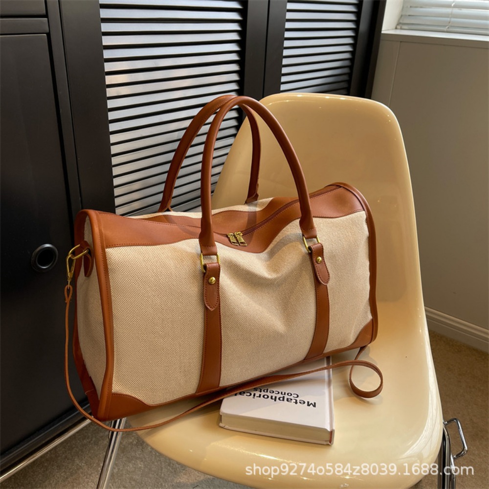 2026 빈티지 캔버스 & PU 가죽 토트백 세트, 여 - Leather Work Duffle 리뷰 및 가격