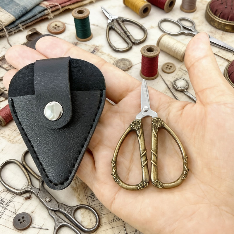 미니 빈티지 가위 스테인리스 스틸 DIY 바느질 용품  - Leather Work In Art 리뷰 및 가격