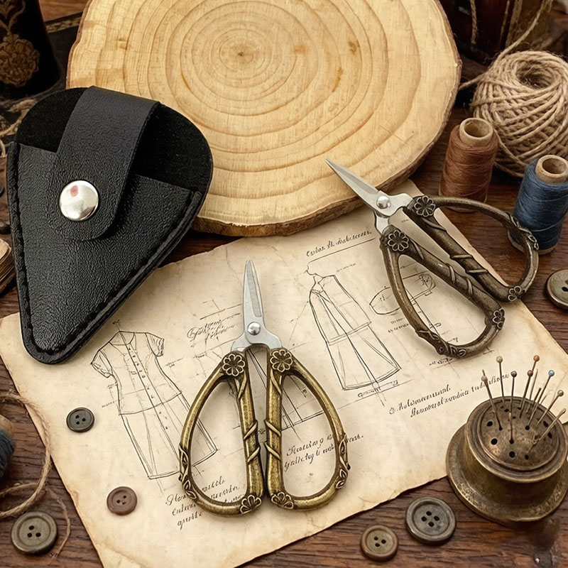 미니 빈티지 가위 스테인리스 스틸 DIY 바느질 용품  - Leather Work In Art 리뷰 및 가격