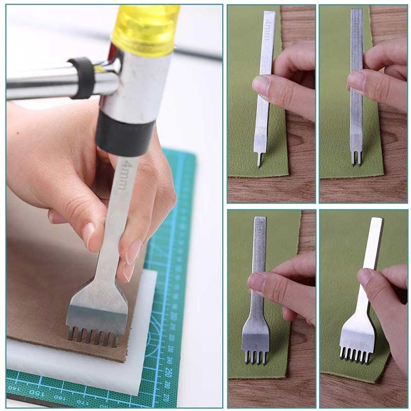 초보자를 위한 25종 가죽 공예 도구 세트, 30M 왁 - Leatherwork Awl 리뷰 및 가격