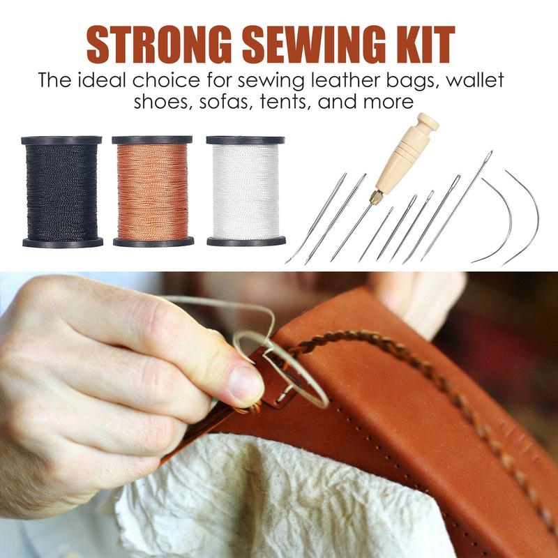 가죽 스티칭 키트 헤비 듀티 바느질 키트 가죽 작업 도 - Leatherwork Awl 리뷰 및 가격