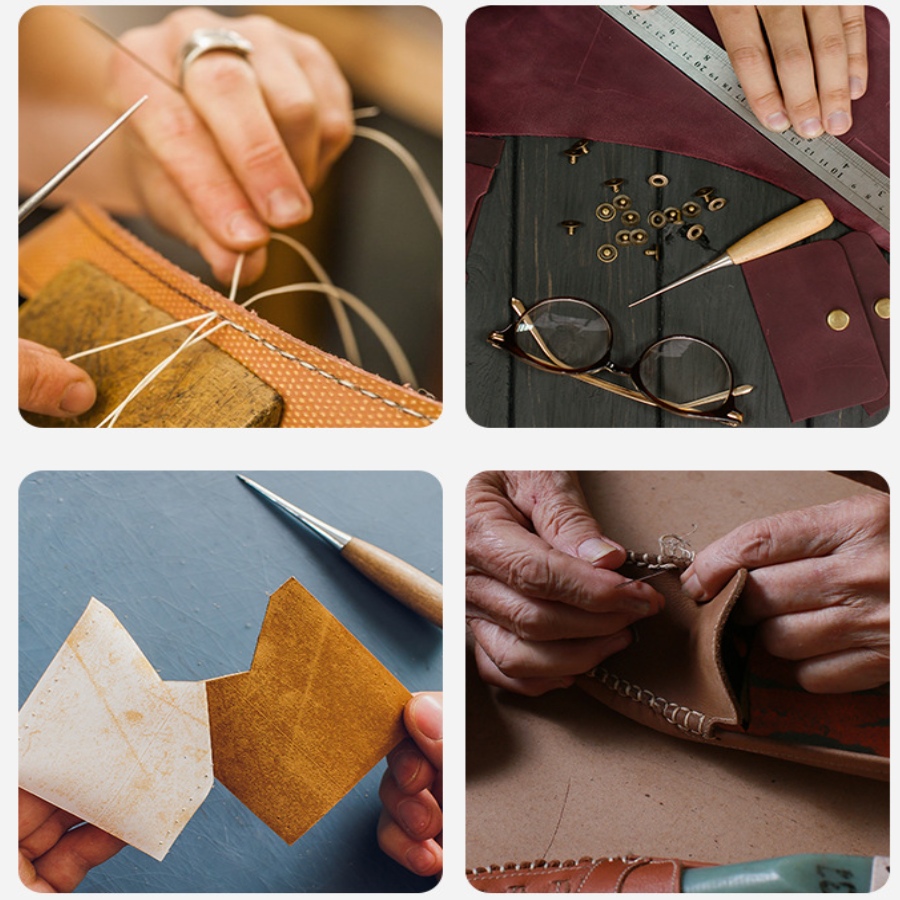 2개 가죽 수공예 바느질용 아울 도구 가죽 공예 구멍  - Leatherwork Awl 리뷰 및 가격